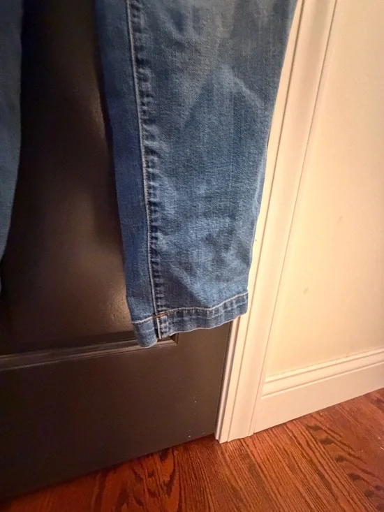 Free People Button-Up Denim Overalls in Medium Blue - Picture 6 of 6